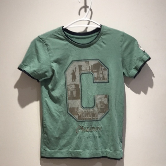 Green & tan t-shirt - Picture 1 of 1